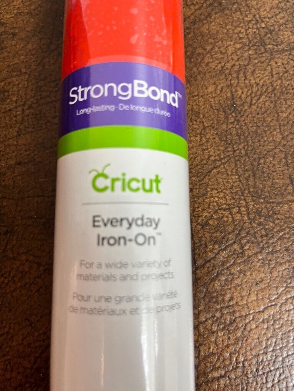 Cricut StrongBond Everyday Iron-On Vinyl Orange 12x24"